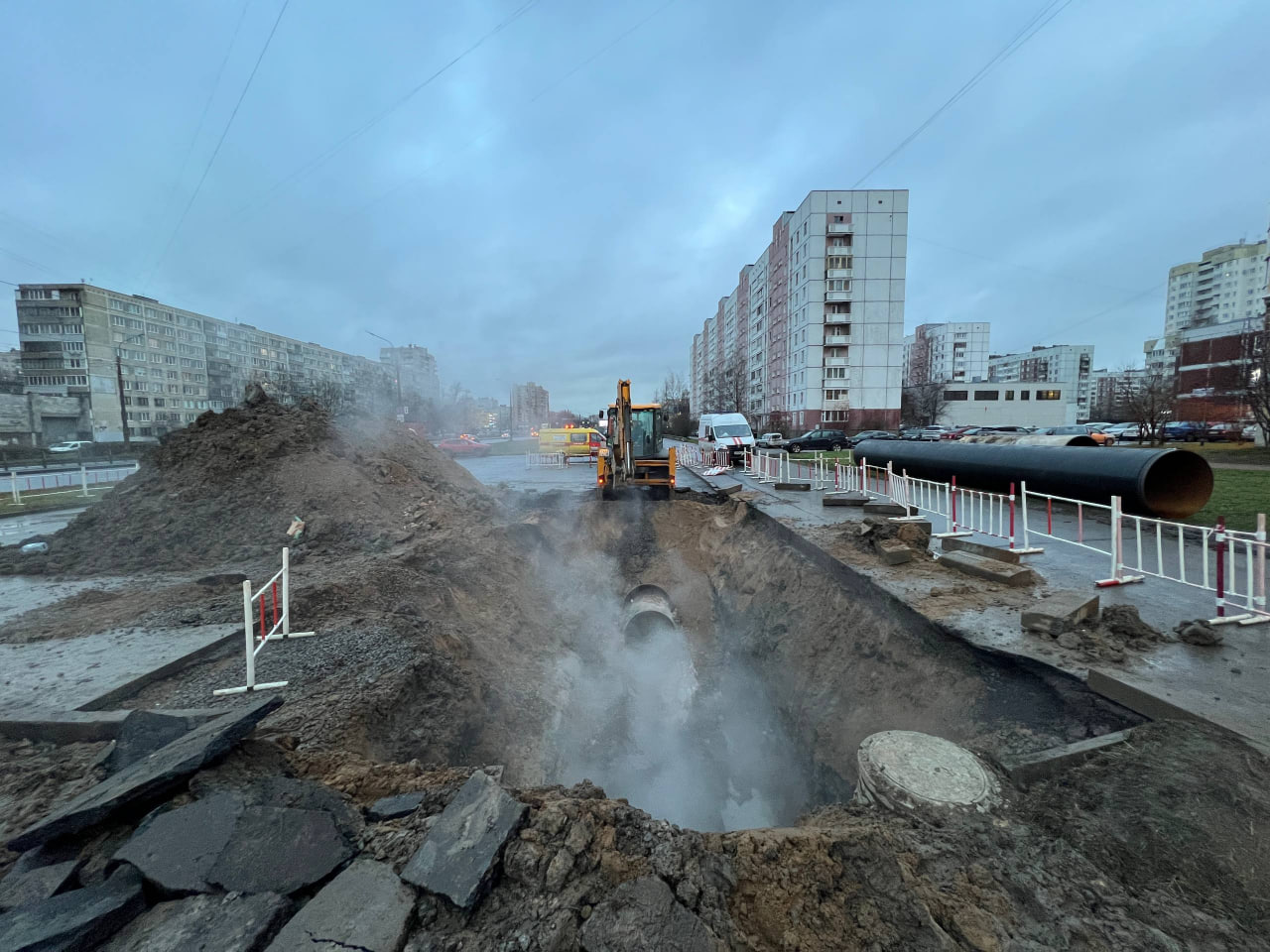 Ветхие трубы заставили поежиться петербуржцев из Невского района и Кудрово Ветхие трубы заставили поежиться петербуржцев из Невского района и Кудрово