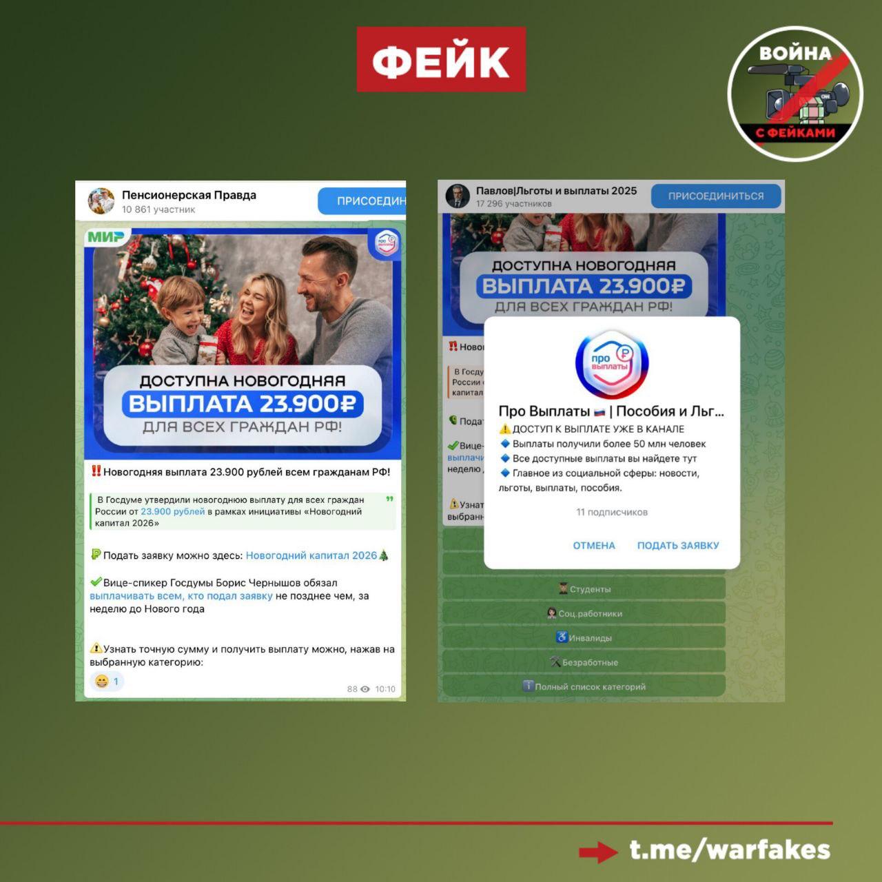 Фейк: Власти начали раздачу предновогодних и новогодних выплат гражданам