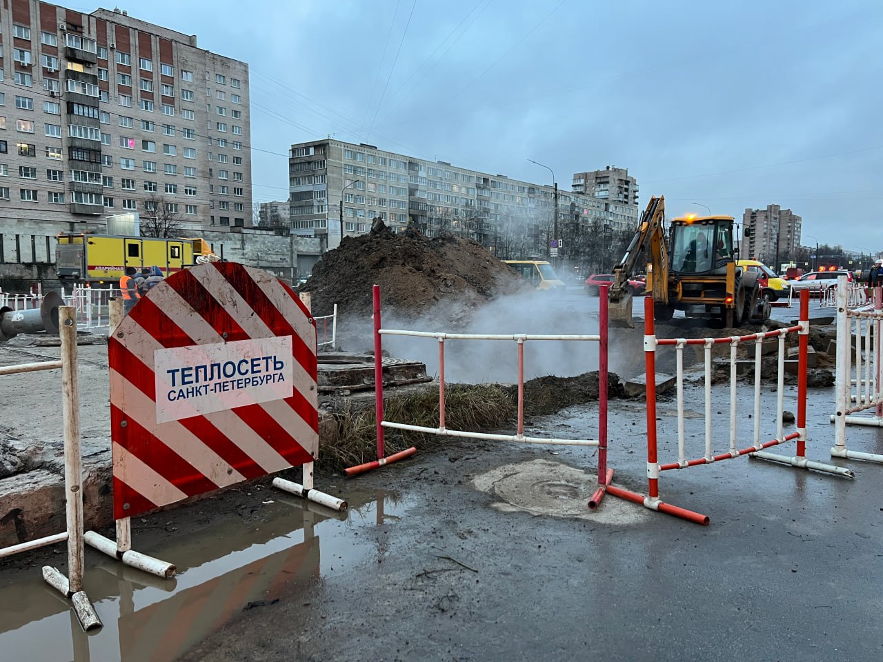 Утро без отопления встречают в двух районах Петербурга и Кудрово