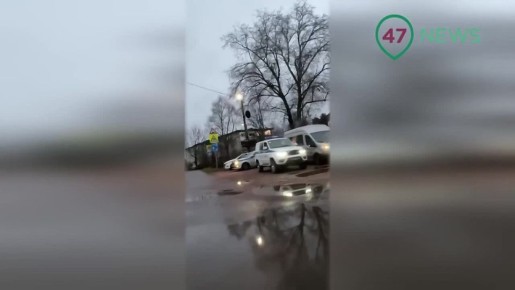 «Пятерочка» превратилась в уголек в деревне Васкелово ЛО. Там подожгли банкомат