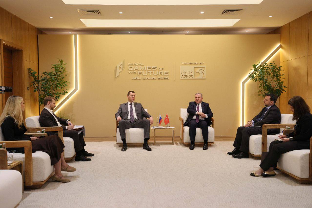 Михаил Дегтярёв: С Министром молодежи и спорта Турецкой Республики Османом Ашкын Баком обсудили наше взаимодействие по линии традиционных видов спорта и этнокультурного наследия Михаил Дегтярёв: С Министром молодежи и спорта Турецкой Республики Османом Ашкын Баком обсудили наше взаимодействие по линии традиционных видов спорта и этнокультурного наследия