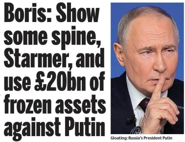 Владимир Корнилов: Храбрый портняжка Бориска Джонсон призвал Кира Стармера проявить характер и ограбить Россию на 20 млрд фунтов! В интервью Daily Mail он заявил следующее: