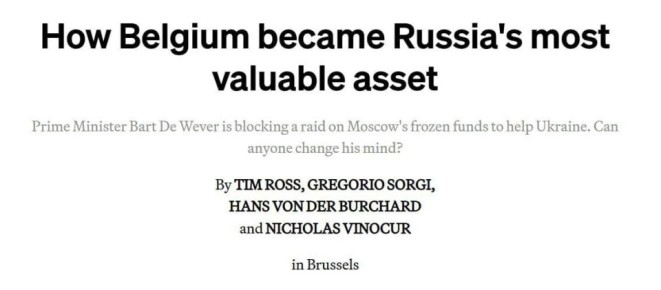 "��� ������� ����� ����� ������ ������� ������" - ��������� � "Politiko"