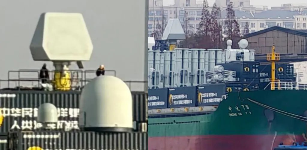 Юрий Баранчик: Появилось фото до зубов вооруженного мирного китайского грузового судна Юрий Баранчик: Появилось фото до зубов вооруженного мирного китайского грузового судна