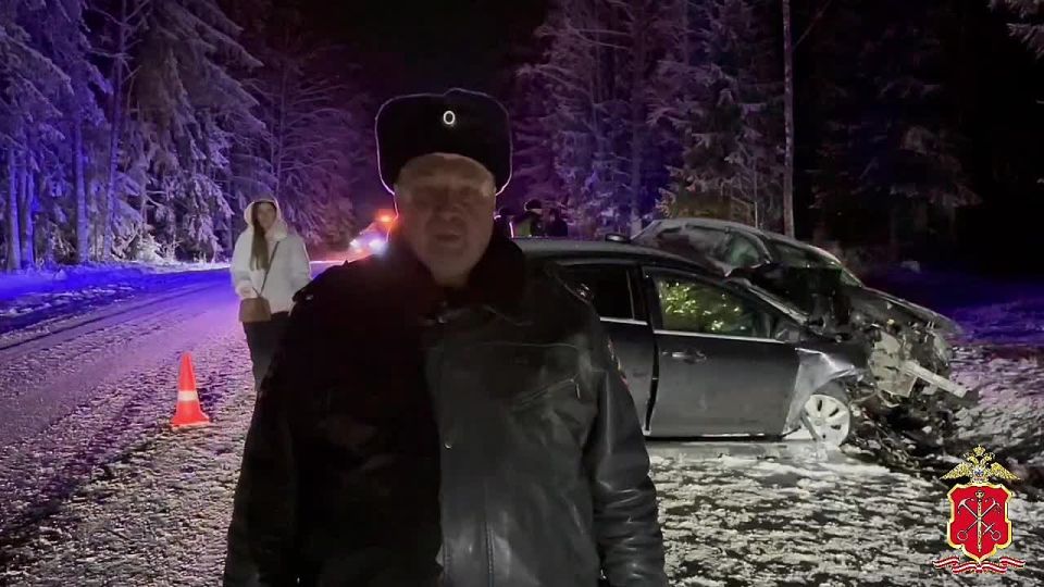 разбирается в обстоятельствах ДТП с двумя погибшими на автодороге "Пески - Подгорье" в Приозерском районе Ленобласти