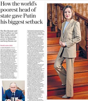 Владимир Корнилов: Это просто чудесно! The Daily Telegraph, подводя итоги года, называла «мировым лидером-2025» Майю Санду