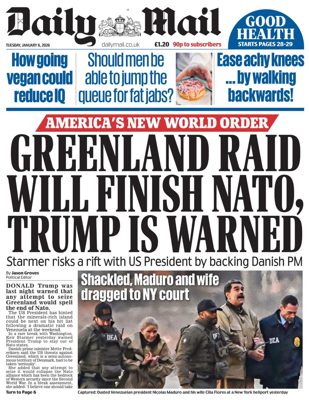 «Нападение на Гренландию покончит с НАТО - предупреждают Трампа»