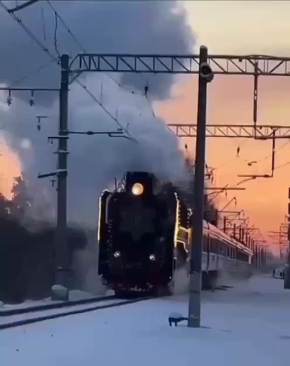 Поезд Деда Мороза прибыл в Петербург