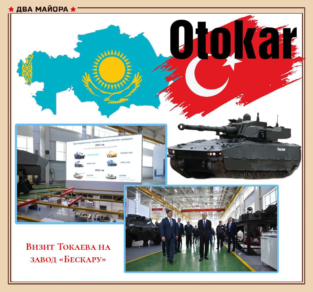 Два майора: Казахстан расширяет военно-промышленное сотрудничество с Турцией