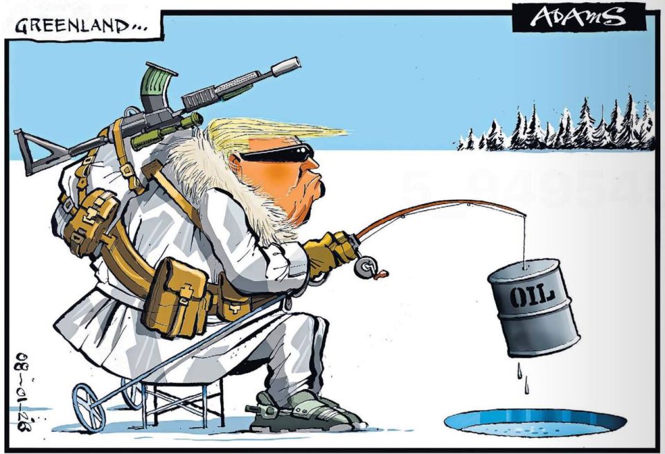 Владимир Корнилов: The Daily Telegraph уверена, что Трамп в мутной гренландской воде тоже нефть собирается удить