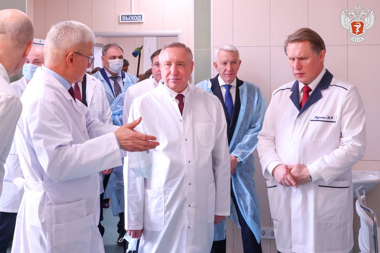 Михаил Мурашко открыл новый корпус Первого Санкт-Петербургского государственного медицинского университета Михаил Мурашко открыл новый корпус Первого Санкт-Петербургского государственного медицинского университета