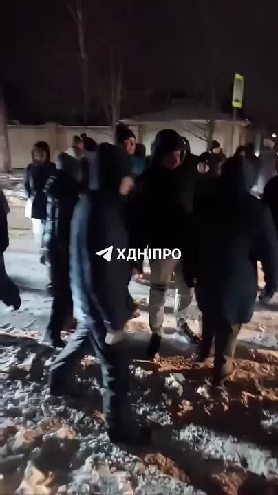 Юлия Витязева: Жители Днепра (нереки) перекрыли дорогу из-за длительного отсутствия света