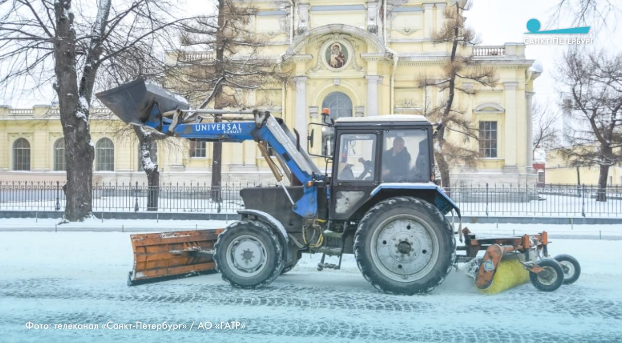 Петербург подошел к знаковой отметке: с начала зимы в городе выпал метр снега