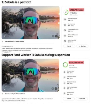 Оскорбивший Трампа сотрудник завода Ford собрал свыше $810 тыс