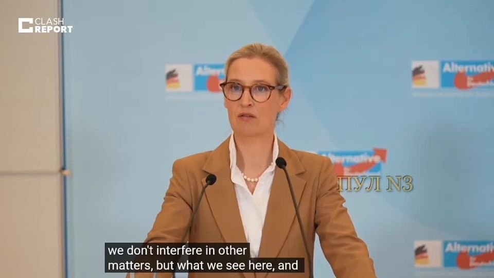 Лидер АдГ Алиса Вайдель обвинила Запад в двойных стандартах, сравнив конфликт на Украине с Венесуэлой и Гренландией
