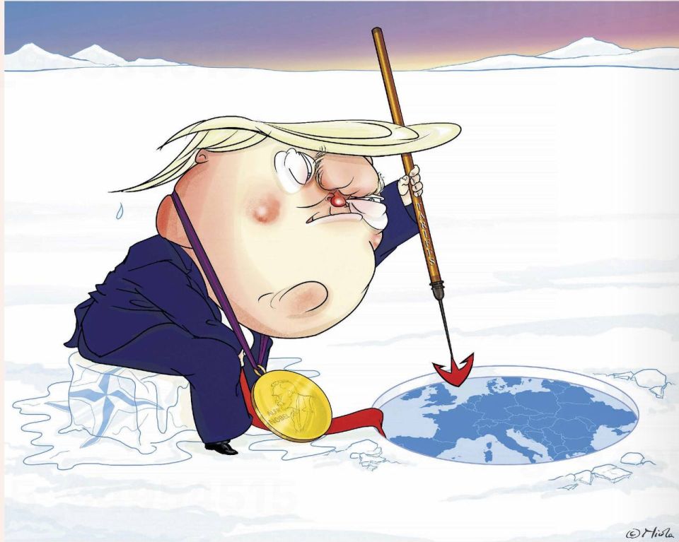 Владимир Корнилов: Газета The Guardian полагает, что в Гренландии Трамп пытается загарпунить Европу