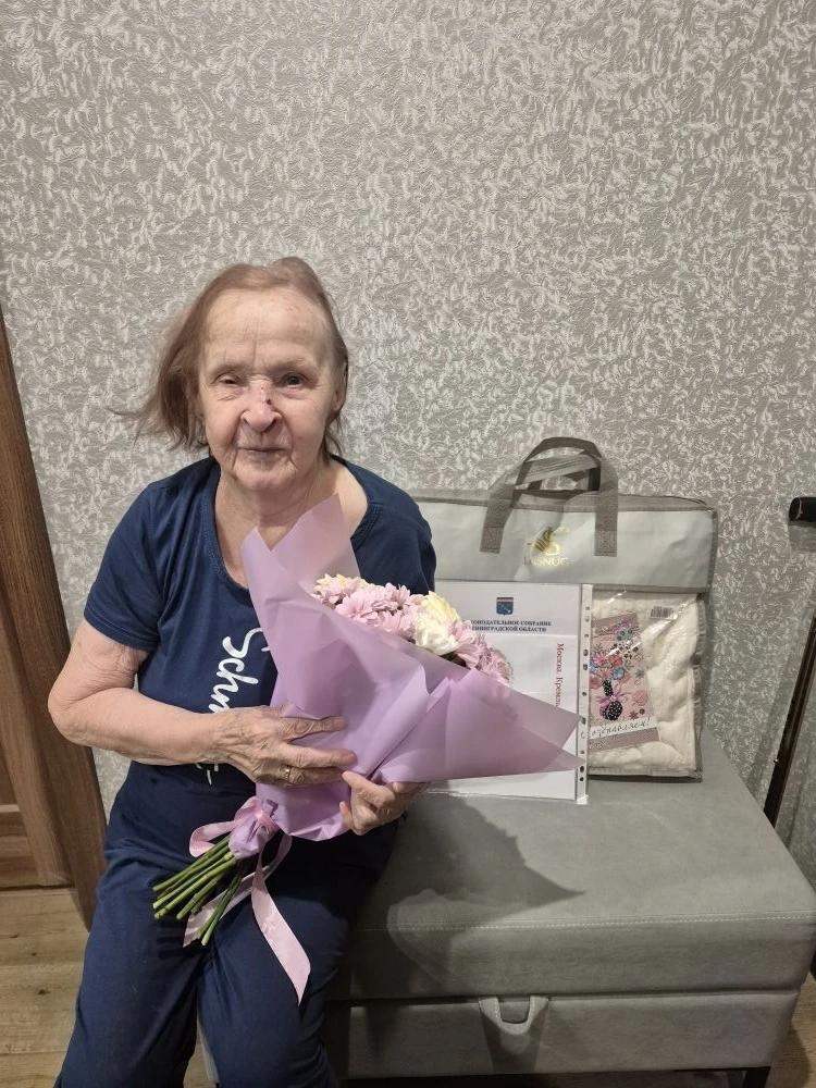 Роза Григорьева из Раздольевского поселения отпраздновала 91-летие