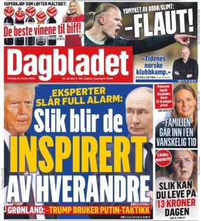 �������� ��������: �� ������� ������� The Economist ���������� ������ Dagbladet ���� ������� ����������� ������ � ���, ��� ����� �������� ���������� ������