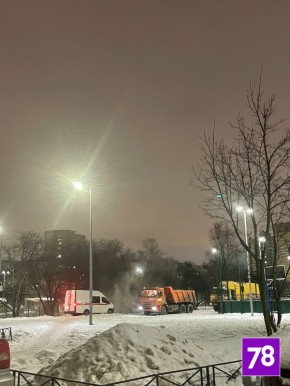 Еще один прорыв трубы произошел в Петербурге