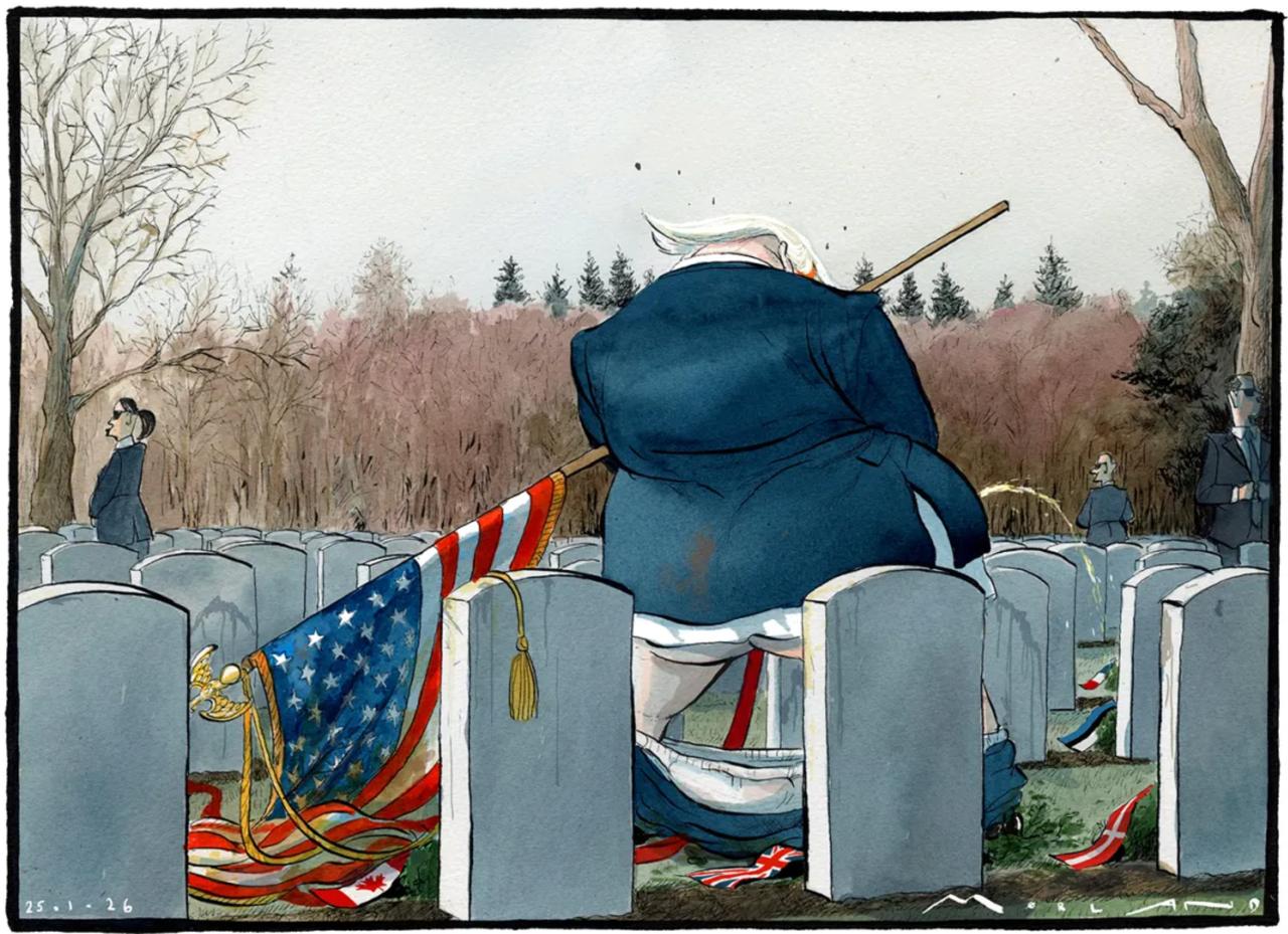 Владимир Корнилов: Я вчера показывал, какая истерика царит в британских СМИ по поводу слов Трампа о том, что натовские войска отсиживались в тылу, пока американцы воевали в Афганистане