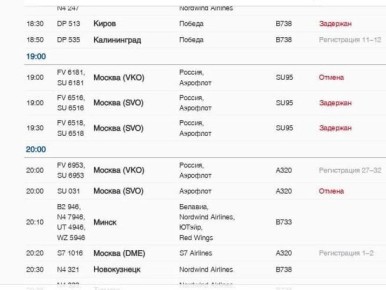 Пассажиры «Аэрофлота», планирующие вылет из Петербурга в Москву столкнулись с массовыми задержками и отменами