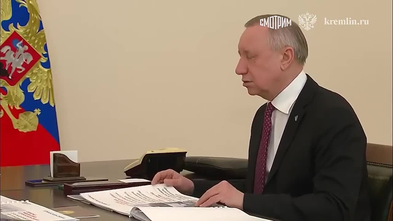 Александр Беглов доложил президенту о развитии Санкт-Петербурга