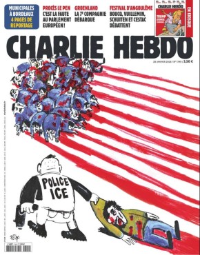 Владимир Корнилов: Первая полоса французского сатирического еженедельника «Шарли Эбдо» посвящена расстрелам протестующих в Миннеаполисе