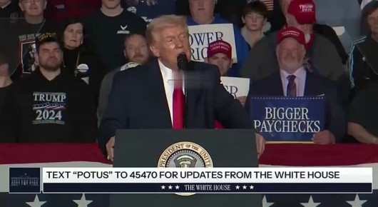 «Мы должны выиграть промежуточные выборы. Я здесь, потому что люблю Айову, но я здесь ещё и потому, что мы запускаем кампанию за победу на промежуточных выборах. Мы обязаны их выиграть»