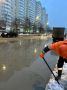 Улица Маршала Захарова утром превратилась в реку