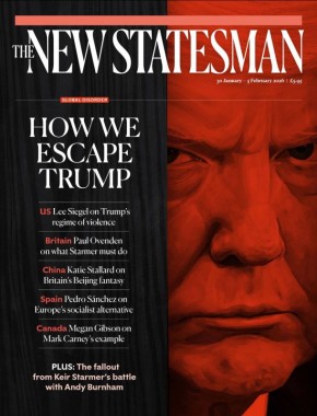 «Как нам избежать Трампа». Такая вот грозная обложка у нового выпуска британского журнала The New Statesman