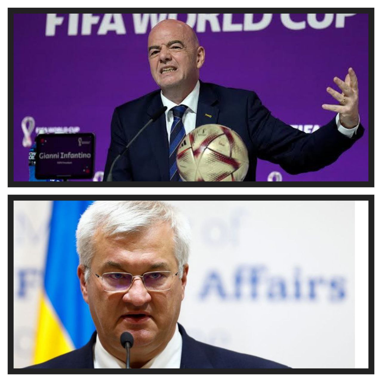 "Моральный дегенерат": Сибига оскорбил главу ФИФА из-за России