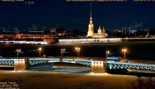 В Петербурге холодное утро