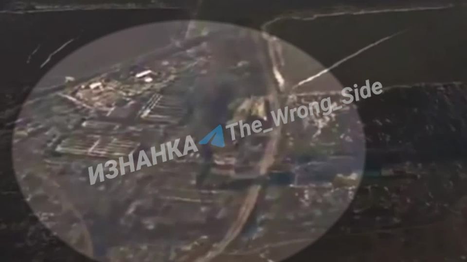 Недавнее поражение пункта ГСМ с применением БпЛА "Герань" в районе н.п. Губиниха Днепропетровской области