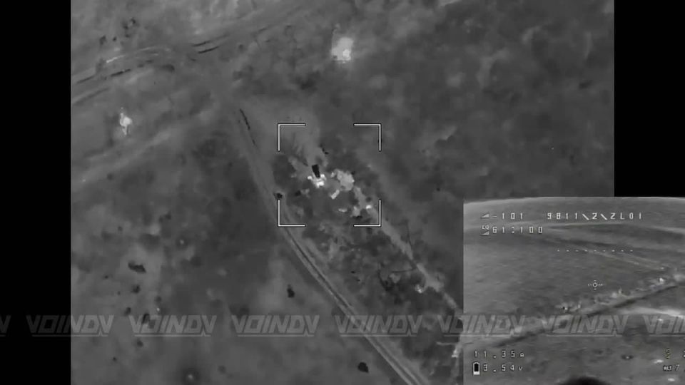 Операторы БплА 35 армии группировки войск "Восток" нанесли поражение группе усиления противника, Запорожская область