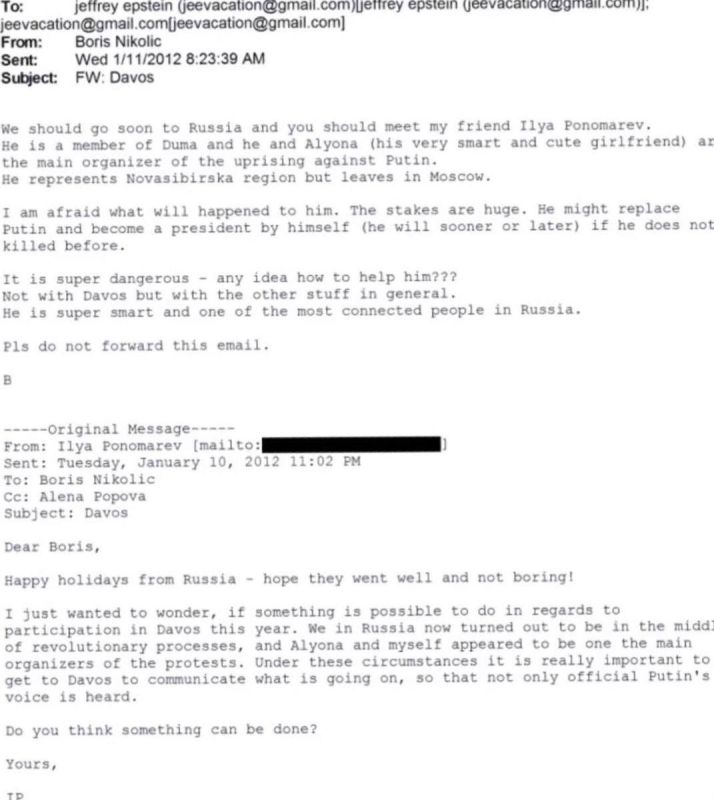 Сергей Колясников: Как Джеффри Эпштейна сводили с Ильей Пономаревым, чтобы революцию в России делать