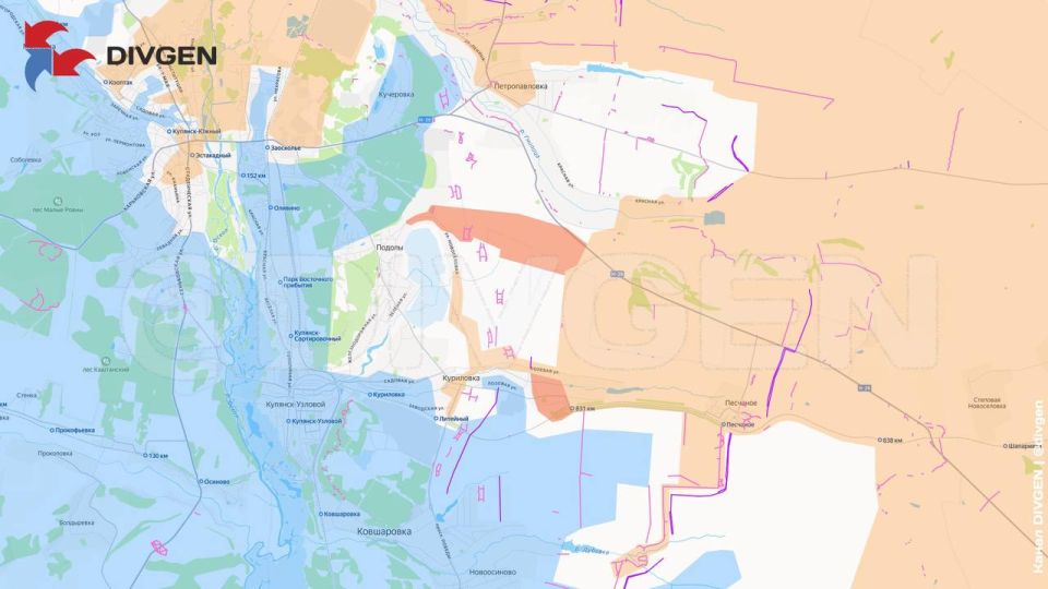 Изменения на карте за прошедшие сутки: