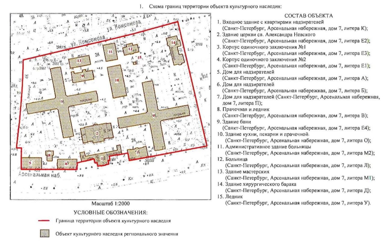 «Кресты» признали объектом культурного наследия