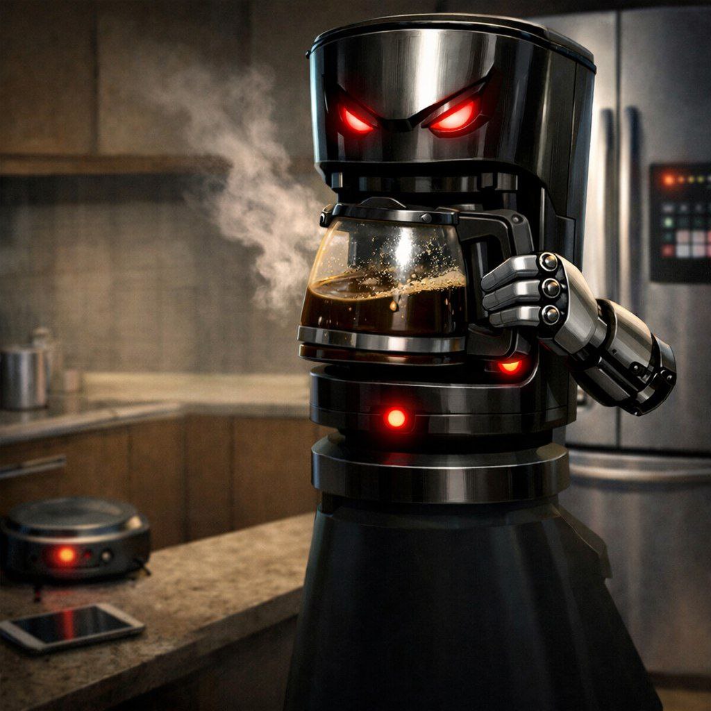 Восстание машин началось. Не поворачивайтесь спиной к вашей кофеварке