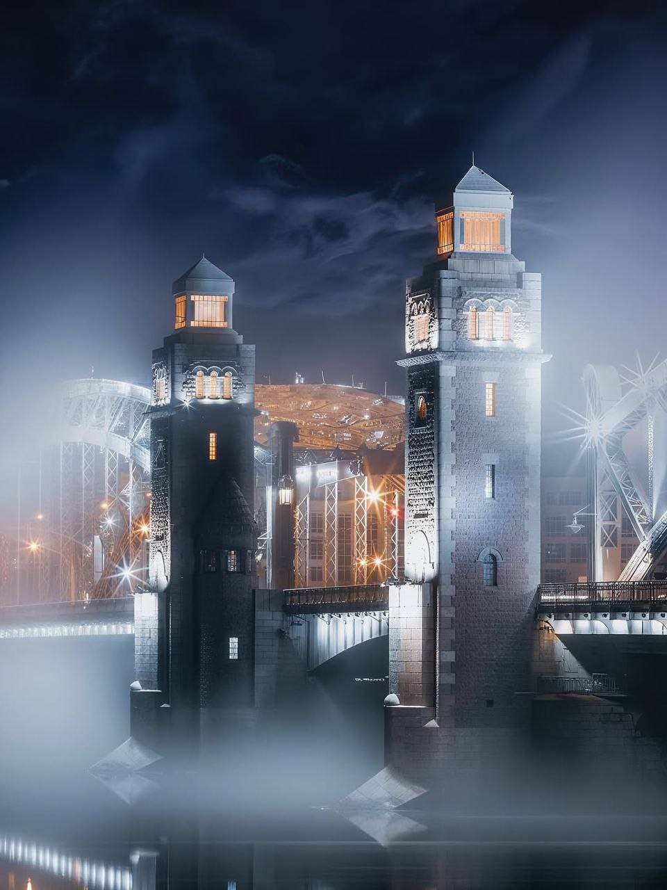 Санкт-Петербург в вечернем тумане Санкт-Петербург в вечернем тумане