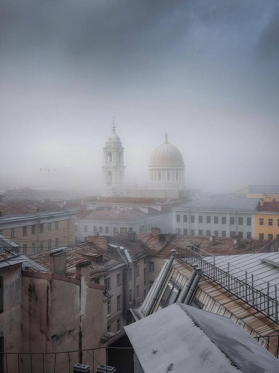 Санкт-Петербург в вечернем тумане Санкт-Петербург в вечернем тумане