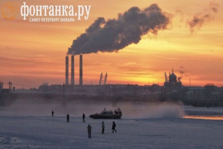 Сегодня Петербург был таким солнечным