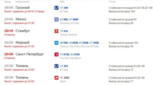 Около 50 рейсов задержаны или отменены в московских аэропортах на фоне атаки украинских БПЛА