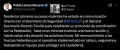 Губернатор Мексики Пабло Лемус Наварро заявил, что с момента первых инцидентов он поддерживал прямые контакты с министром безопасности Омаром Гарсией Харфухом и генеральным секретарем Рикардо Тревильей Трехо, чтобы...