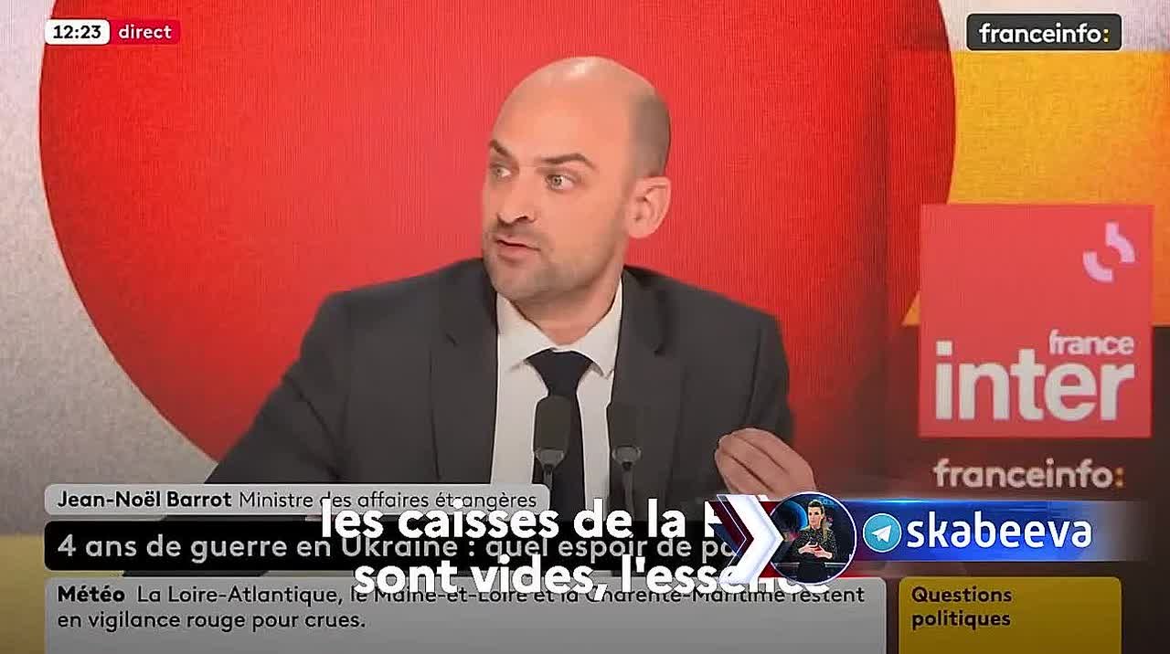 Глава МИД Франции Барро получил приказ Макрона — убеждать французов в победе над Россией