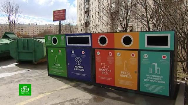 В Петербурге назвали районы, где не хватает контейнеров для раздельного сбора мусора: