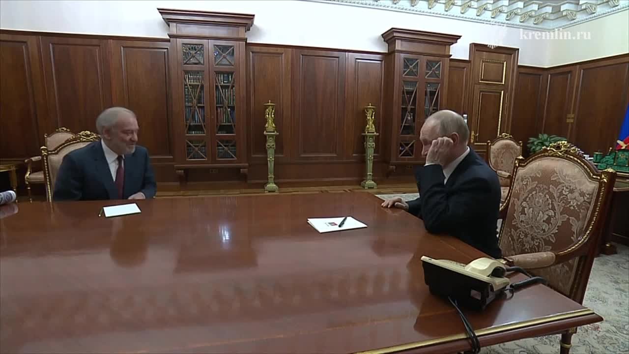 Путин встретился с худруком и гендиректором Мариинского и Большого театров Валерием Гергиевым