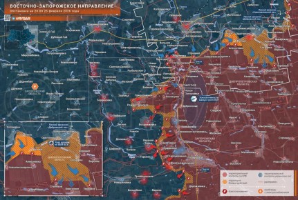 Темп снижается. обстановка на Восточно-Запорожском направлении