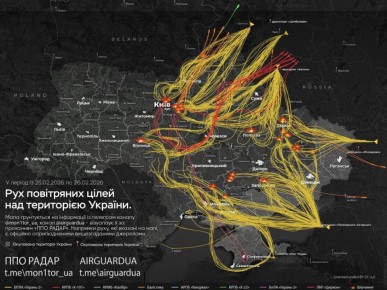 Ночной удар по Украине по версии противника