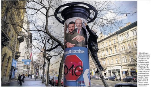 Владимир Корнилов: Мне сегодня особенно понравилось, как британская The Guardian наезжает на Виктора Орбана за то, что его партия в ходе предвыборной кампании в Венгрии активно использует изображения Владимира Зеленского и...