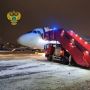 Самолёт, прилетевший из Екатеринбурга в Санкт-Петербург, выкатился с посадочной полосы в сугроб из-за гололеда